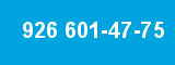 926 601-47-75